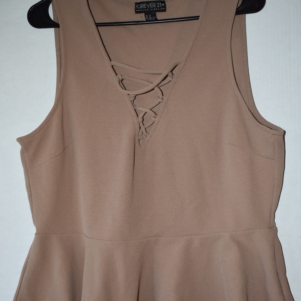 Peplum top plus size
